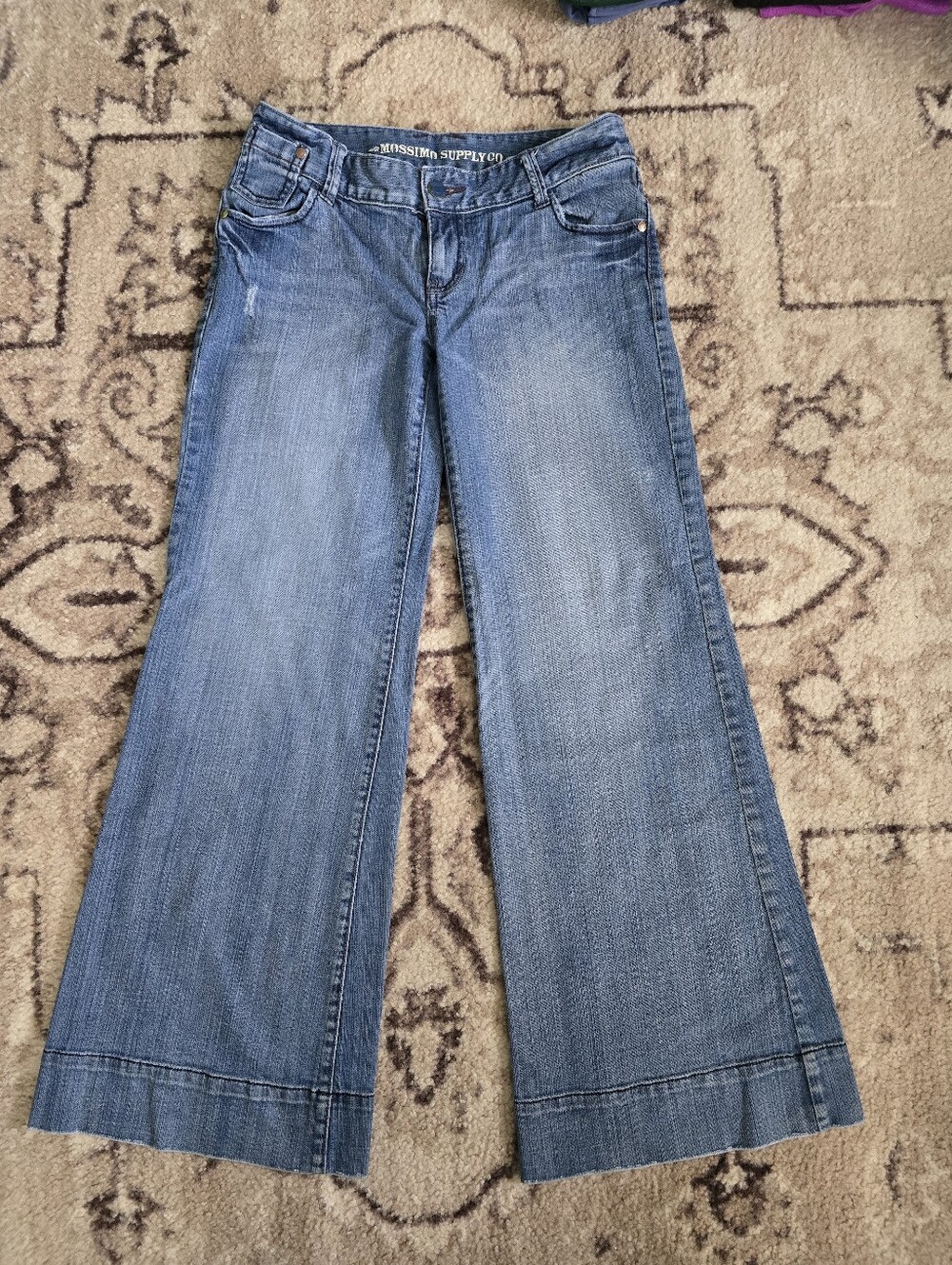 Mossimo Supply Wide-Leg Women's Jeans in Medium Blue